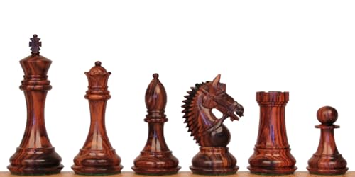 The Chess Store Llamrei Staunton Chess Set Rosewood & Boxwood 4.25" King