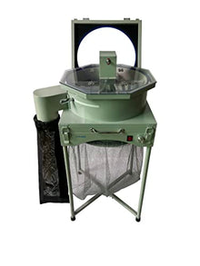 Bud leaf trimmer machine with replaceable grilles and stainless steel triple fan cutter blades