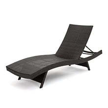 Christopher Knight Home Salem Outdoor Wicker Chaise Lounge Chairs 4-Pcs Set Multibrown