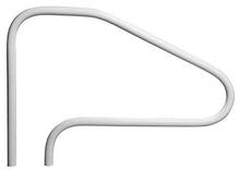 Rust Proof RTD-448 White 4-Bend Return-to-Deck Swimming Pool Handrail - 32" H x 48" W (Matching Color Escutcheons and Freight Included)