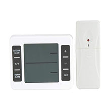 Digital Freezer Thermometer Household Indoor/Outdoor Temperature Sensor with Audible Alarm Refrigerator Thermo Meter