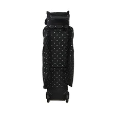 RJ GOLF RJ Sports Carter 14 Way Divider Top Transport Golf Cart Bag with Wheels/Handle Polka Dot