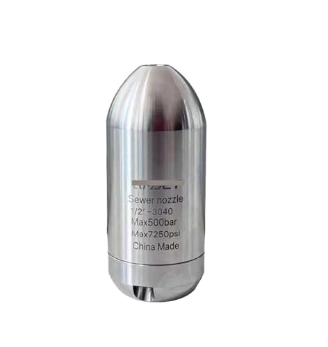 Bolisila 1/2female Thread High Pressure Nozzle Dredging Washing Machine Accessories Sewer Water for 3625-5800psi