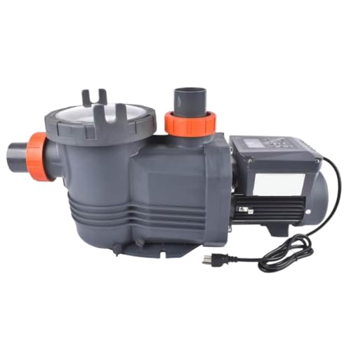Variable Speed Pool Pump With Programmable Timer And Removable Rain Cover Compatible With AP01 1.8