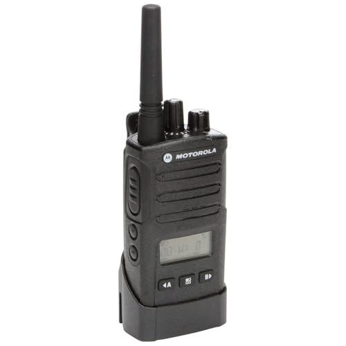 Motorola Solutions RMU2080D 2-Way Business Radio with Display & Remote Speaker Mic Bundle Black