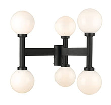 Z-Lite Laurent Outdoor Post 6-Light 360 Total Watts Black
