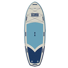 ISLE Surf and SUP Megalodon Inflatable Stand Up Paddle Board Aqua/Navy