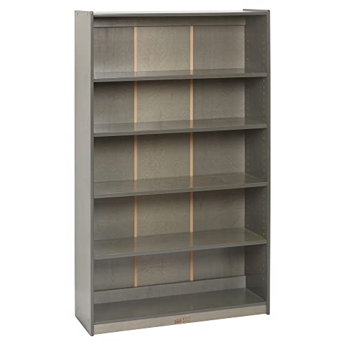 ECR4Kids Classic Bookcase 60in Adjustable Shelves Grey Wash