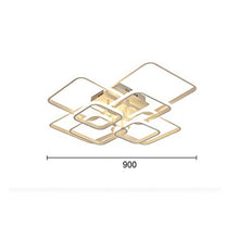 AMAZWI Lamp Modern Ceiling Lights for Living Room Bedroom Acrylic Aluminum Golden Painted Frame Ceiling Lamp Fixtures