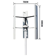 Wind Turbine Generator, 800W Free Energy Generator, Vertical 3-Phase Permanent Magnet Generator with Controller for Home Energy Supplementation