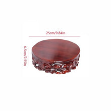 QUANGJN Pcs Plants Saucers Round Solid Wood Ornament Base Crafts Flower Bonsai Wooden Base Holder Plant Pot Saucers,