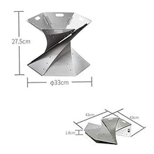 Outdoor Fire Pits,Portable Firepit with Foldable,and Carrying Bag, Fireplace for Garden Backyard Camping or Beach,27.5 * 33 * 33cm