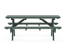 POLYWOOD PT172GR Park 72" Picnic Table, Green