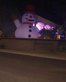 MAFLEN 26" Inflatable Snowman Christmas Holiday Decoration with Blower