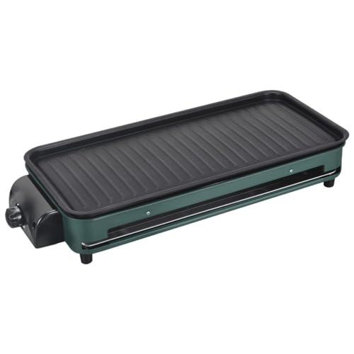 Rectangular home electric barbecue machine multifunctional smokeless non-stick baking pan oven