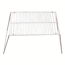 NRFJFOP Mini Folding Stove Rack BBQ Grill Pot Stand Stainless Steel Charcoal Barbecue Camping Picnic Tool
