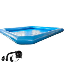 WYDDDARY Inflatable Pool Family Swim Pool Blue