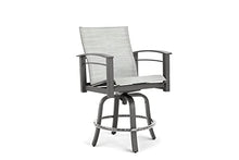 Winston Stanford Sling Swivel Balcony Stool Gray Screen