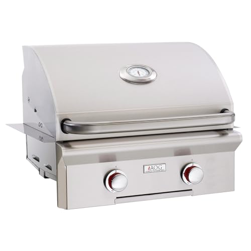 AOG American Outdoor Grill T-series 24-inch 2-burner Built-in Natural Gas Grill - 24nbt-00sp
