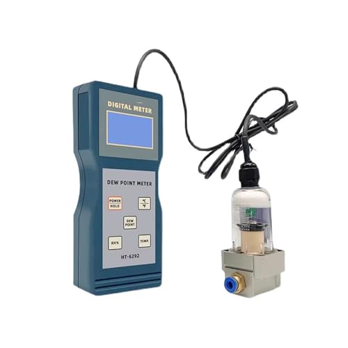 Thermometer Hygrometer, Portable Dew Point Meter HT-6292 Gas Tester 0.1 RH .1ºC Industrial Temperature and Humidity