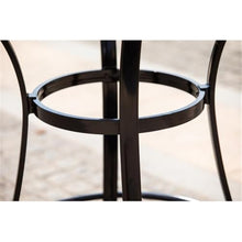Direct Wicker 3PC Aluminum and Rattan Outdoor Serving Bar Set in Brown/Black
