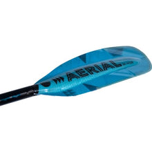 AQUA BOUND Aerial Minor Fiberglass Bent Shaft 1-Piece Kayak Paddle Blue