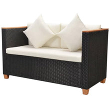 AMBERARD Patio Furniture Set Set of 5 Black Furniture Set