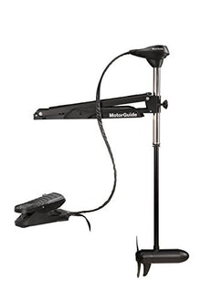 MotorGuide 940200060 X3 Freshwater Bow Mount Trolling Motor Cable Steer Foot-Control 45-Inch Shaft 45-Pound Peak Thrust Black