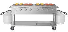 60 in. Commercial Mobile Outdoor Propane Gas Grill, ETL Listed in Stainless-Steel (KM-CGM-60)