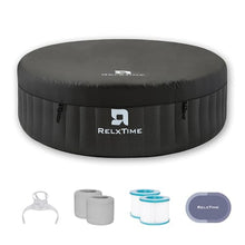 RELXTIME Inflatable Hot Tub 4-6 Person, Portable Blow Up Outdoor Spa