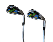 DROC Dbot5 Signature Series Men Golf Club Set and Golf Bag Turquoise Blue Black Silver Yellow Baby