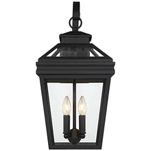 Stratton Street 22" Black Traditional Outdoor Lantern Wall Light Fixture