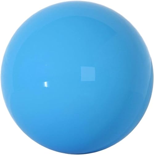 DULAI Mirror Finish Garden Ball,Gazing Balls, Stainless Steel Sky Blue Gazing Ball,Seamless ​Gazing Globe Garden Decorations,Counter,Window Decoration Hollow Ball Ornaments (Color : Sky Blue) (Color