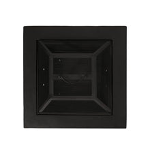 FammyLoft 29" Outdoor Fire Pit, Wood Burning Fire Pit for Patio with Spark Screen, Fire Poker, MGO Square Firepits for Outside, Camping, Backyard, Garden, Bonfire Party, Dark Gray