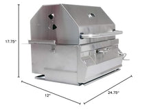 Fire Magic 24" Built-in Stainless Steel Charcoal Grill Stainless Steel
