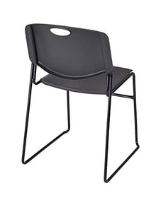 Regency Kee Height Adjustable Classroom Table Set with Four Zeng Chairs 30" Grey/Black