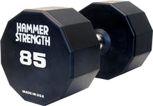 Life Fitness Hammer Strength 12 Sided Urethane Dumbbell 85Lb Black