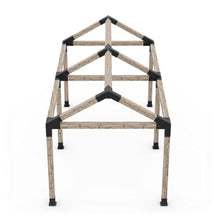 TOJAGRID Grid 30 Double Pergola Kit for 6x6 Wood Posts