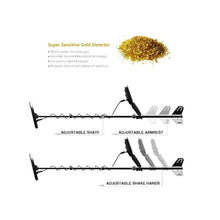 Metal Detector, Gold Prospecting Metal Detector with All-Metal Mode and Target Scanning Function for Outdoor Search for Gold, Silver, Copper