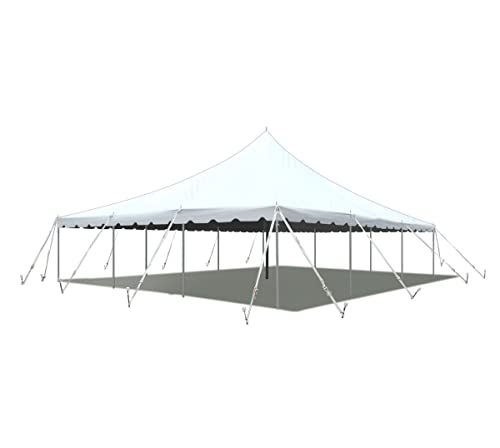 TentandTable 30' x 30' Premium Commercial Pole Tent with White Top