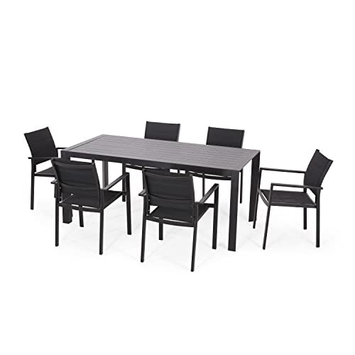 Christopher Knight Home Templin Dining Set Black