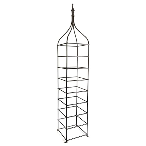 H Potter Garden Obelisk Trellis, 8.75 Ft Tall, Freestanding