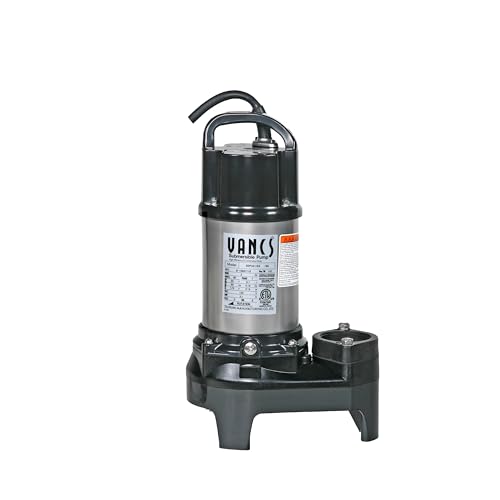 Tsurumi Pump 2PU | Submersible Pond Pump/Waterfall Pump | 1/5 HP, 115V, 2 in Discharge | Ideal Water Feature Pump for Ponds, Fountains, Waterfalls | 50 GPM / 3000 GPH