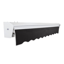 Awntech 8' Destin Right Motor (8' x 6.5') Retractable Patio Awning, Black