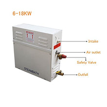 HYUWANGYU Sauna Steam Generator Portable Sauna Steam Generator Machine Steam Bath Generator Weight Loss Spa Relaxes Tired Spa Room Steam Bath ST-60 Sauna Accessories (Color : 18KW) (3kw)