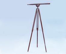 Handcrafted Nautical Decor Antique Copper Anchormaster Telescope 65" Copper