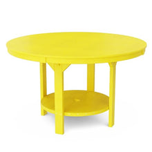 Wildridge Heritage 7-Piece 60" Pub Counter Set, Lemon Yellow - Outdoor Weather Resistant Recycled Plastic Furniture for Patio