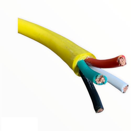 Amp Up Marine Shore Power Cable 125/250 Volt 50 Amp 100' Yellow