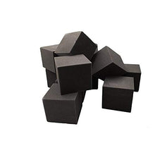 FoamRush Charcoal Pit Foam Blocks 6"x6"x6" Pack of 500 Black