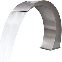 Stainless Steel Waterfall Fountain, Outdoor Pool Fountain, for Garden Fish Ponds, Swimming Pool